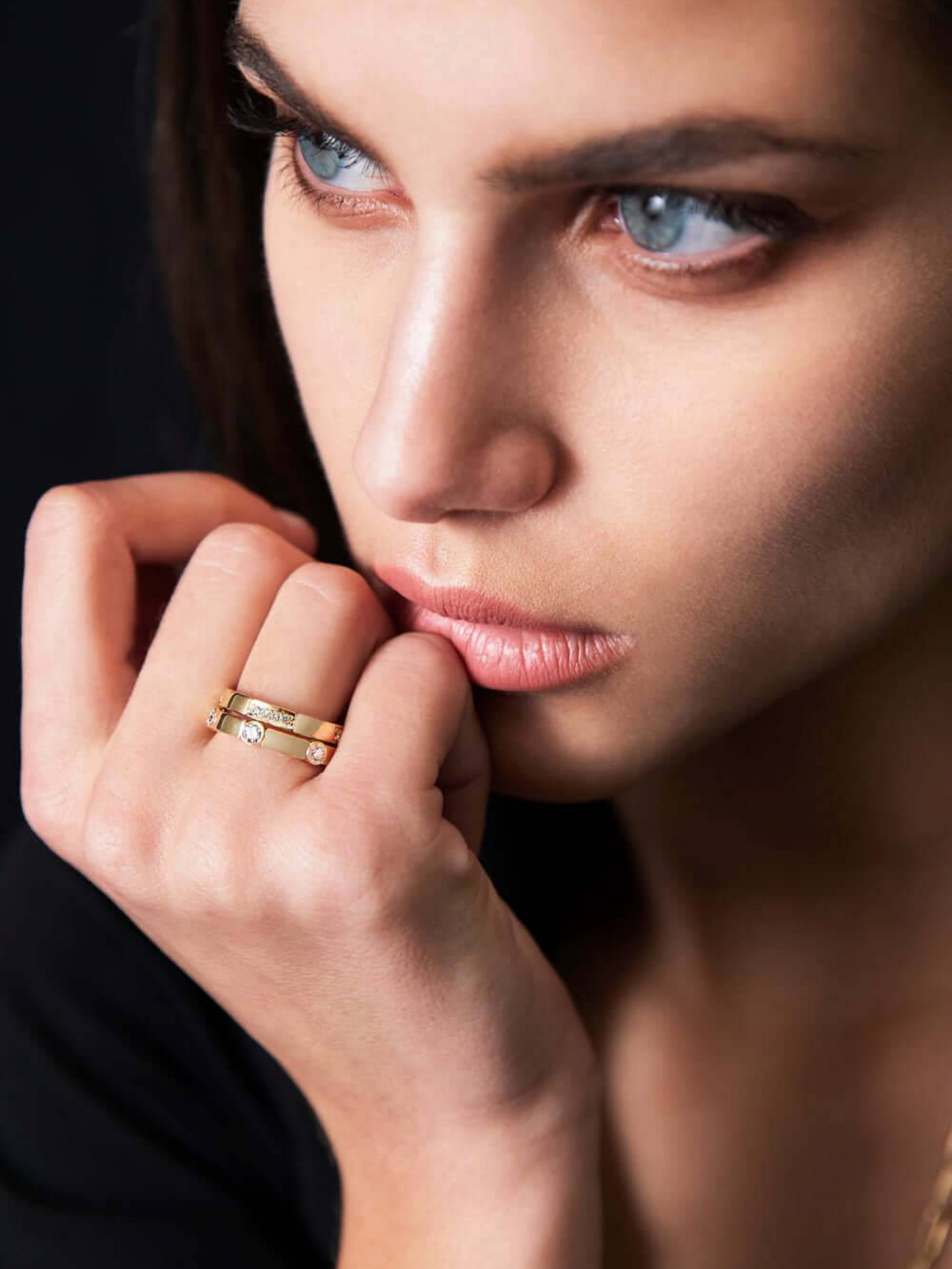 Stream Ring Diamonds - Cascade - Ileana Makri