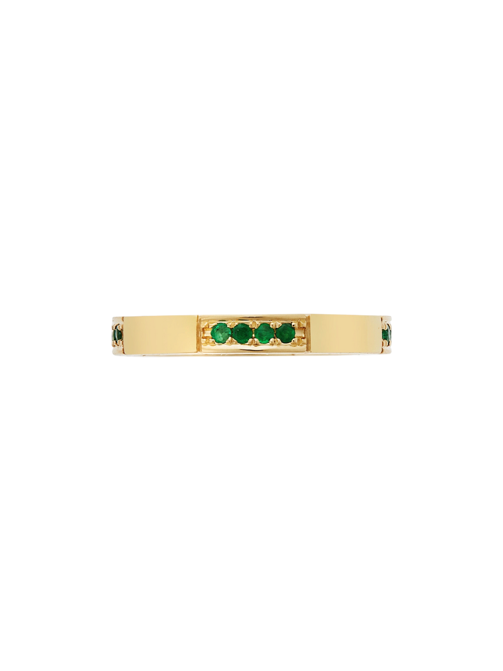 Stream Ring Emeralds - Cascade - Ileana Makri