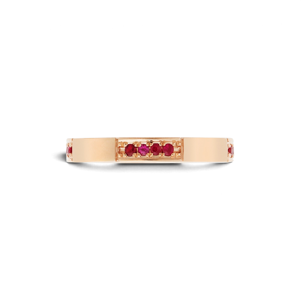 Stream Ring Rubies - Cascade - Ileana Makri