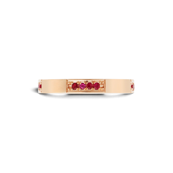 Stream Ring Rubies - Cascade - Ileana Makri