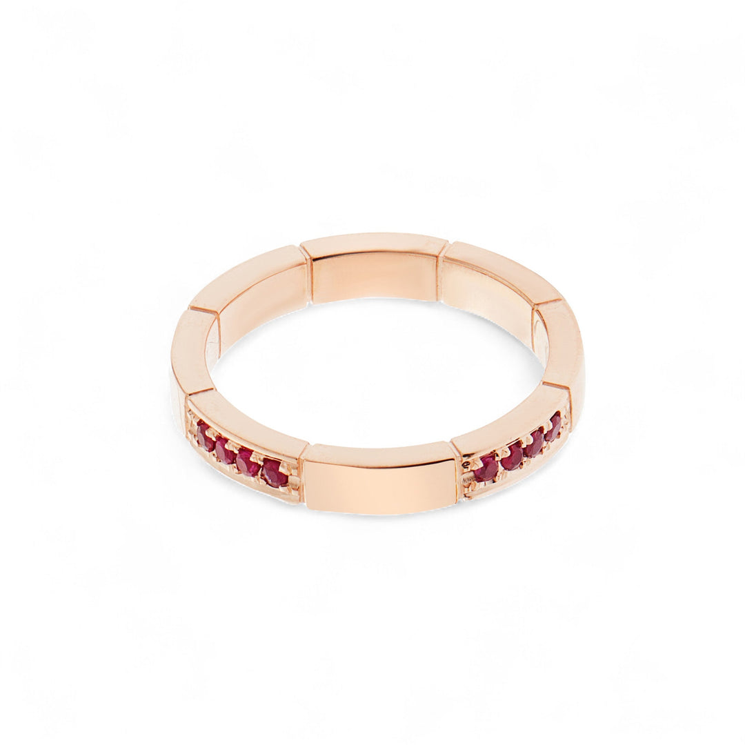Stream Ring Rubies - Cascade - Ileana Makri