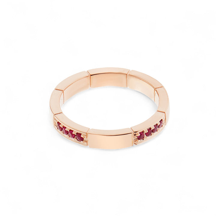 Stream Ring Rubies - Cascade - Ileana Makri