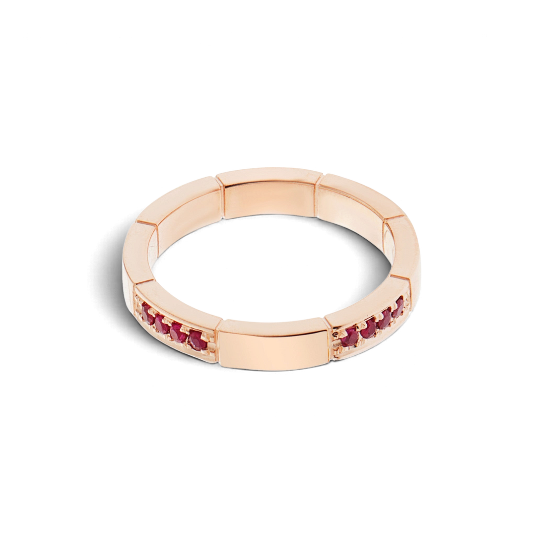 Stream Ring Rubies - Cascade - Ileana Makri