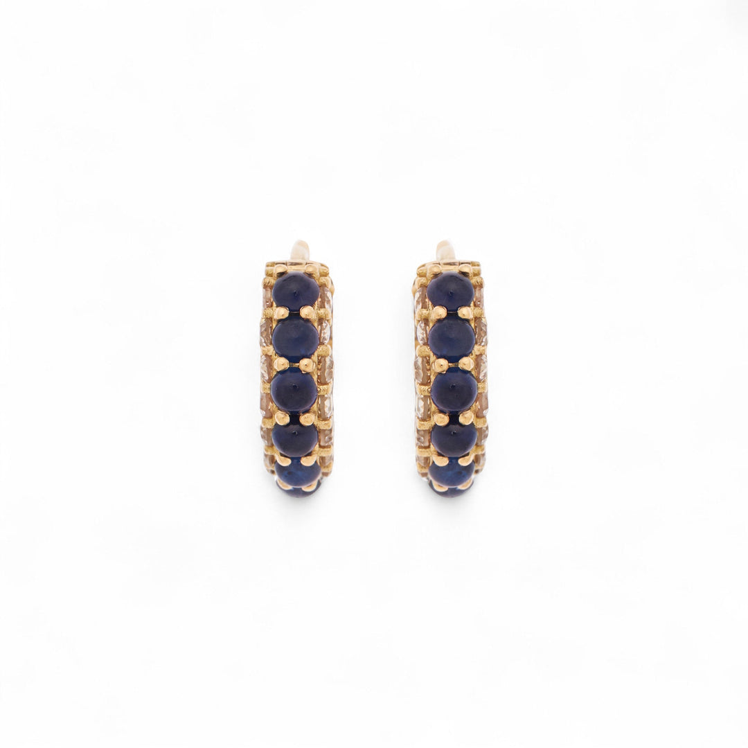 Streamflow Sapphire Hoops - Revolve - Ileana Makri