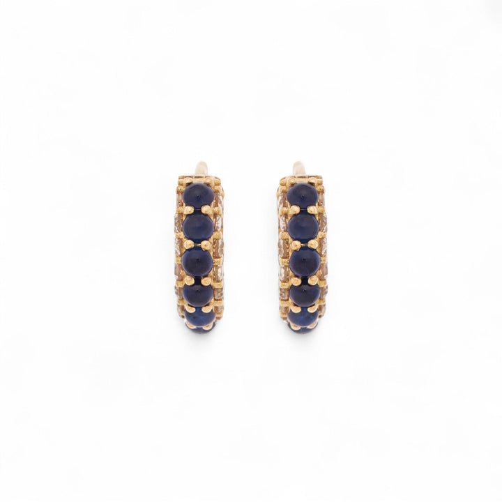 Streamflow Sapphire Hoops - Revolve - Ileana Makri