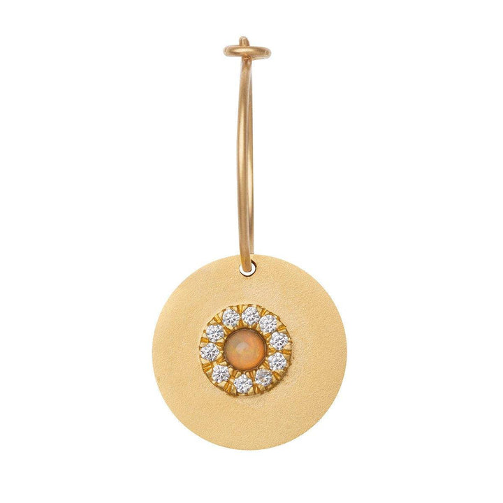 Sun Disc Hoops - Eye M UFO - Ileana Makri