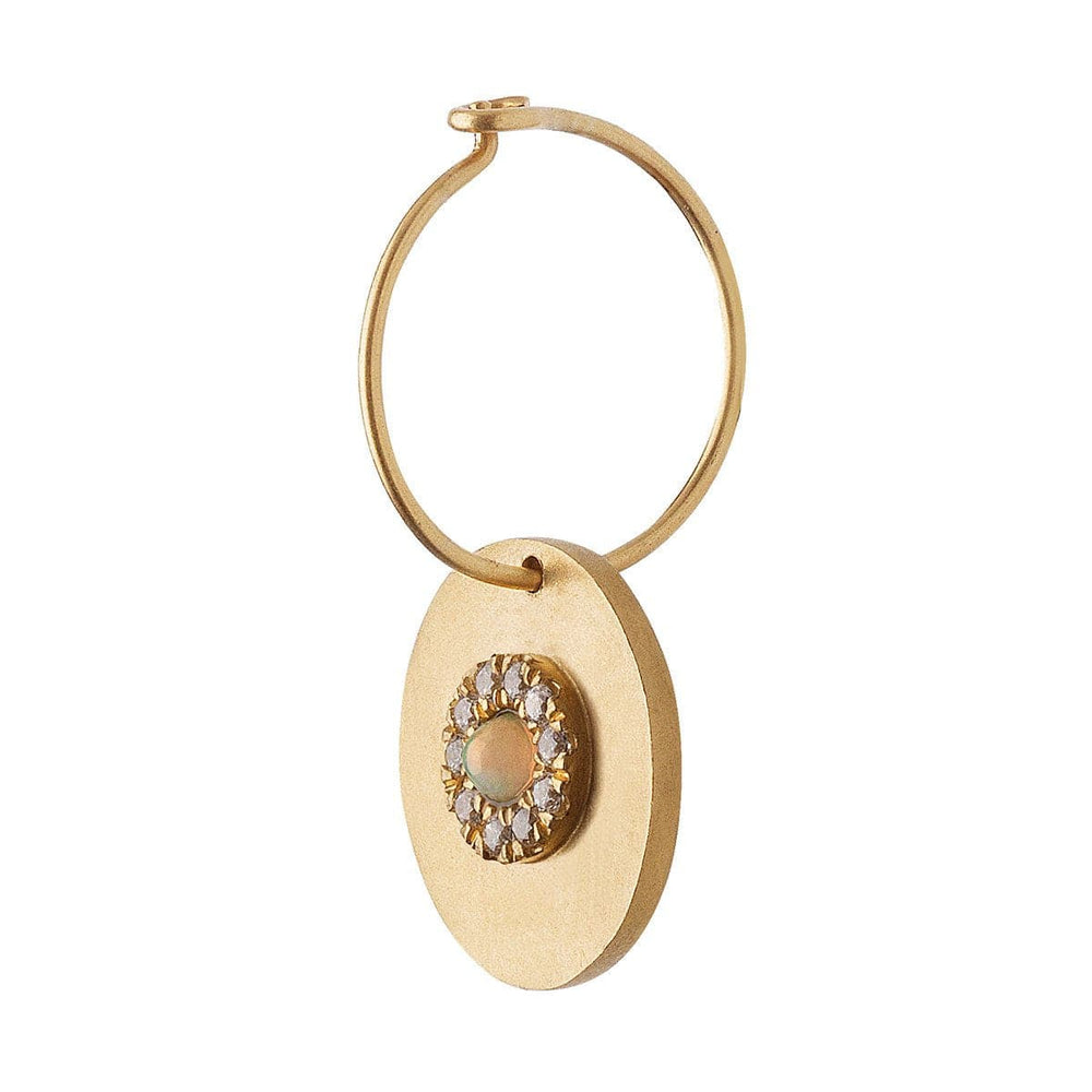 Sun Disc Hoops - Eye M UFO - Ileana Makri