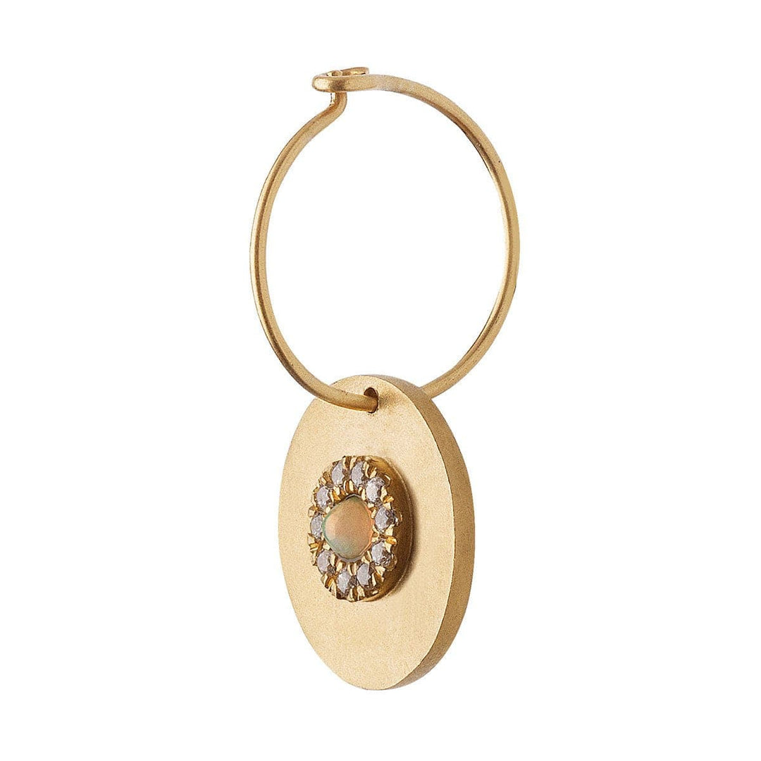 Sun Disc Hoops - Eye M UFO - Ileana Makri