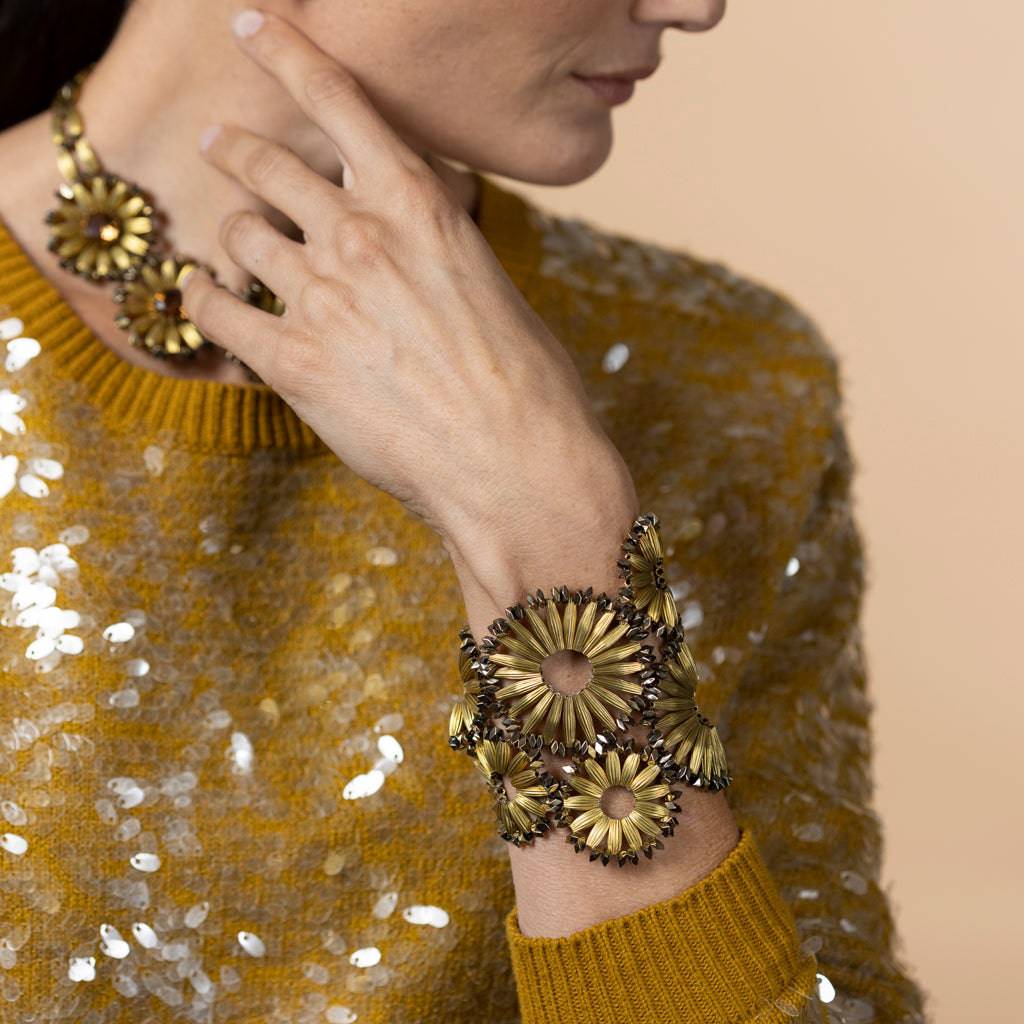 Sunflower Bracelet Oro - Tataborello - Ileana Makri store