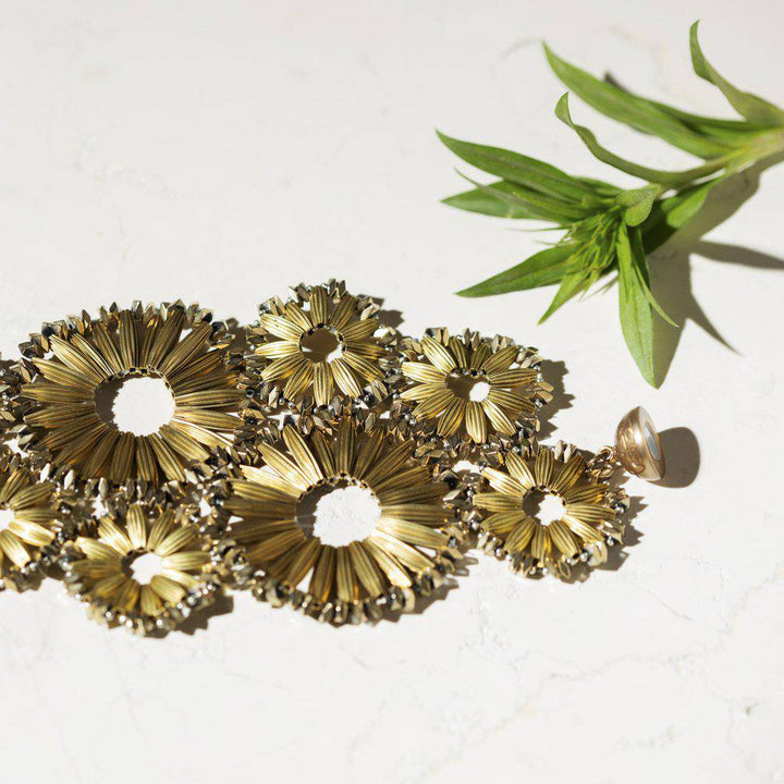 Sunflower Bracelet Oro - Tataborello - Ileana Makri store