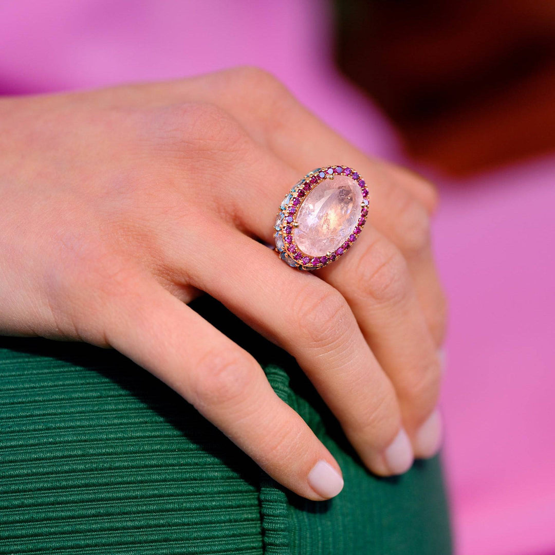 Sweet Eternity Flower Ring - Bespoke - Ileana Makri store