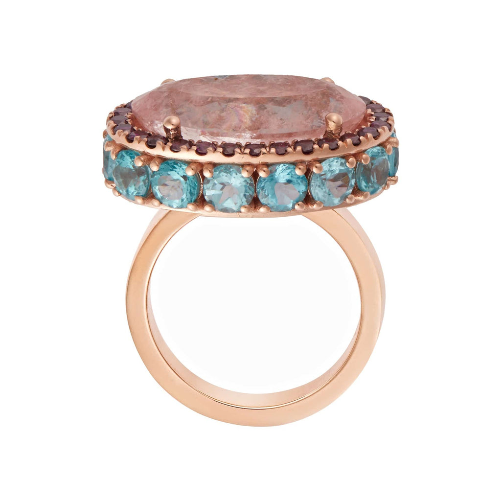 Custom Eternity Style Diamond and Sapphire Ring | Brilliant Earth