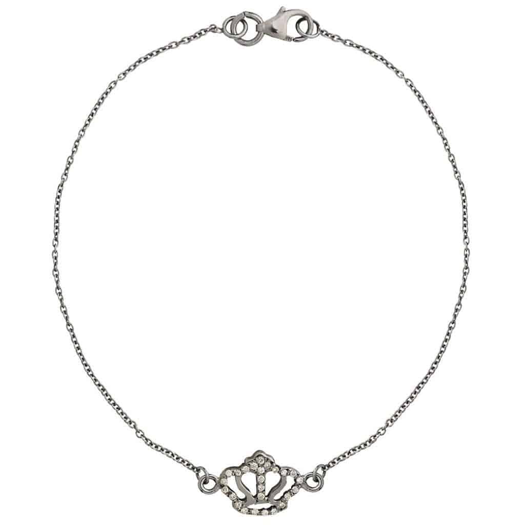 Crown Bracelet P-Ox-Chd - SYMBOLS - Ileana Makri store