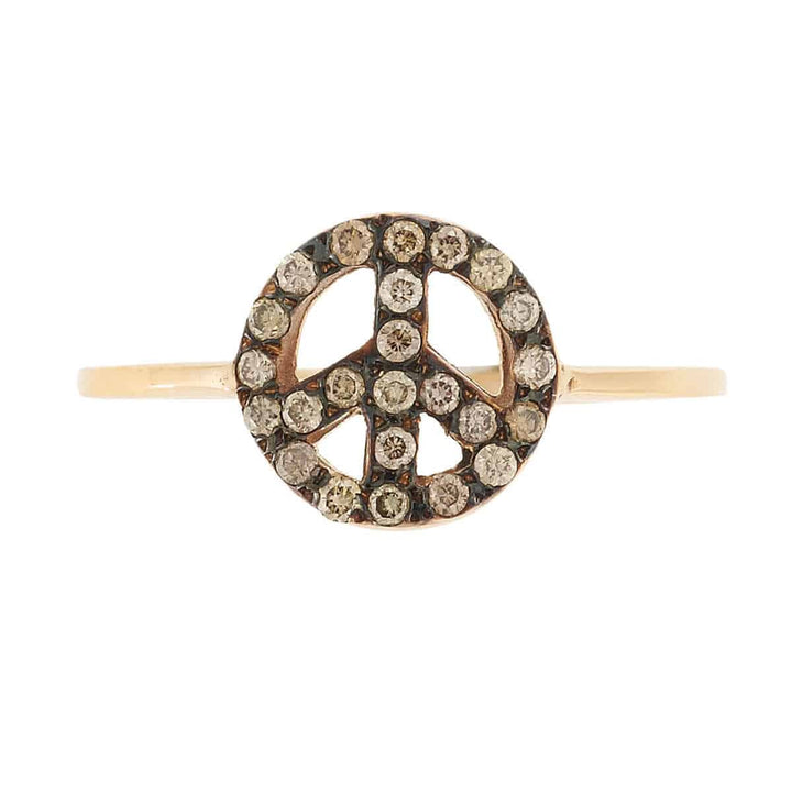 Peace Ring P-Chd - SYMBOLS - Ileana Makri store