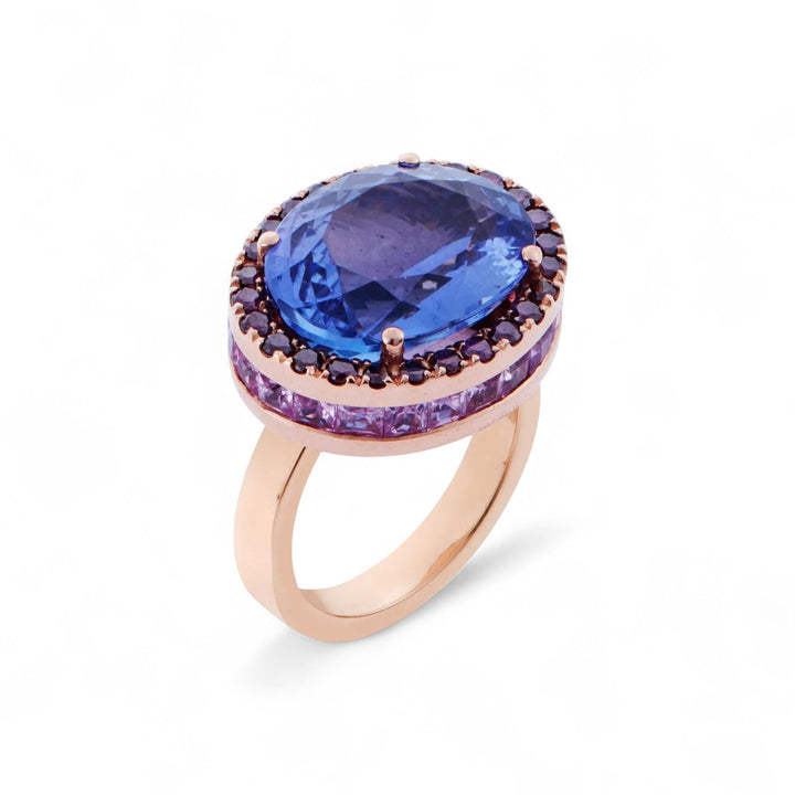 Tanzanite Blossom Ring - OAK - Archive - Ileana Makri