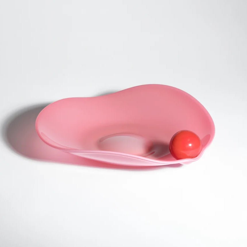 The Bowl with a Twist Chilli Red Pink - Helle Mardahl Studio - Ileana Makri
