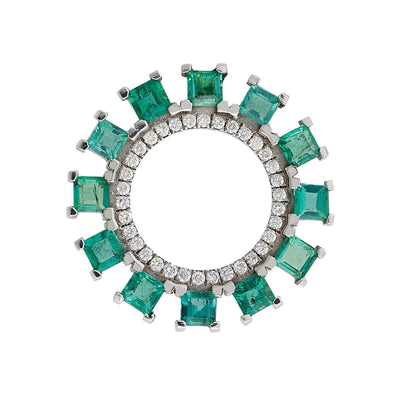 Emerald Sun Earrings Y-TTLB-Em - THE EDIT - Ileana Makri store