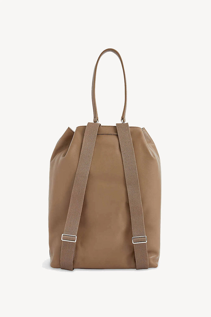 Back Bag French Grey - The Row - Ileana Makri Store