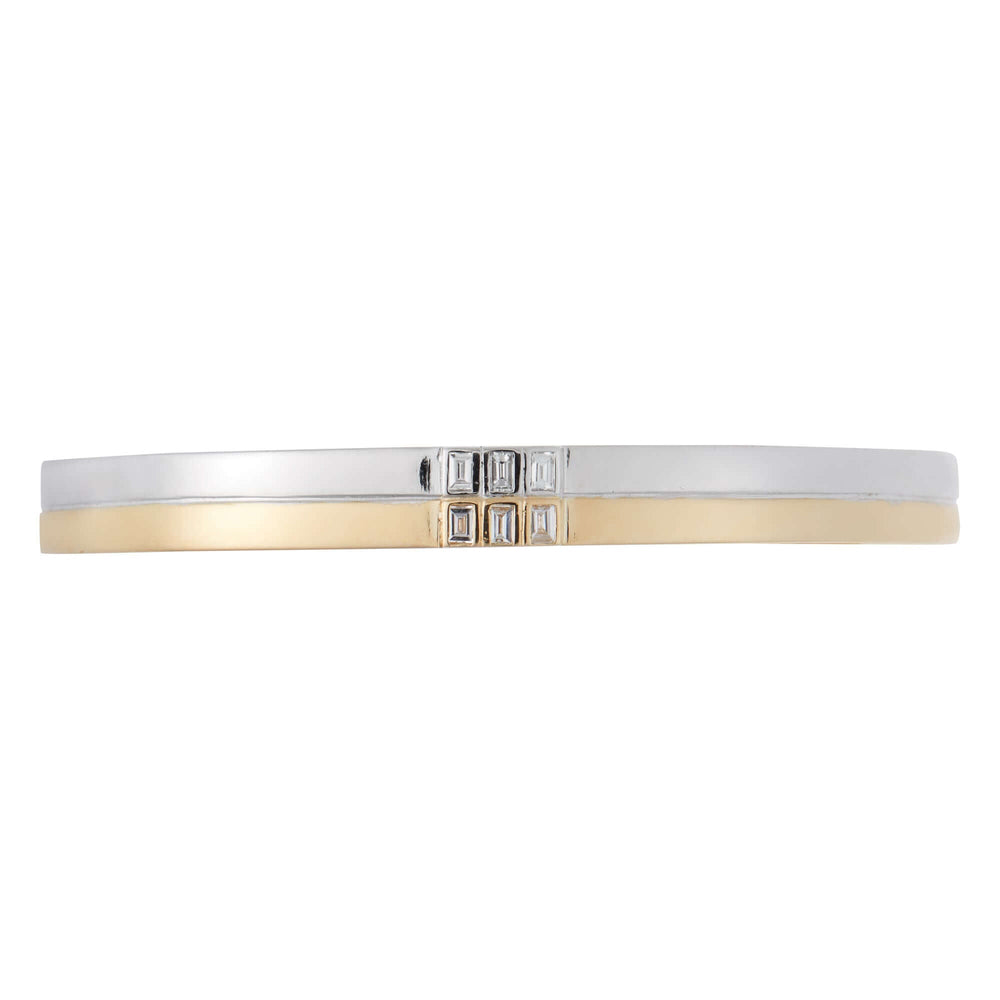 Thread Baguette Double Cuff Y-W-10D - Baguette - Ileana Makri store