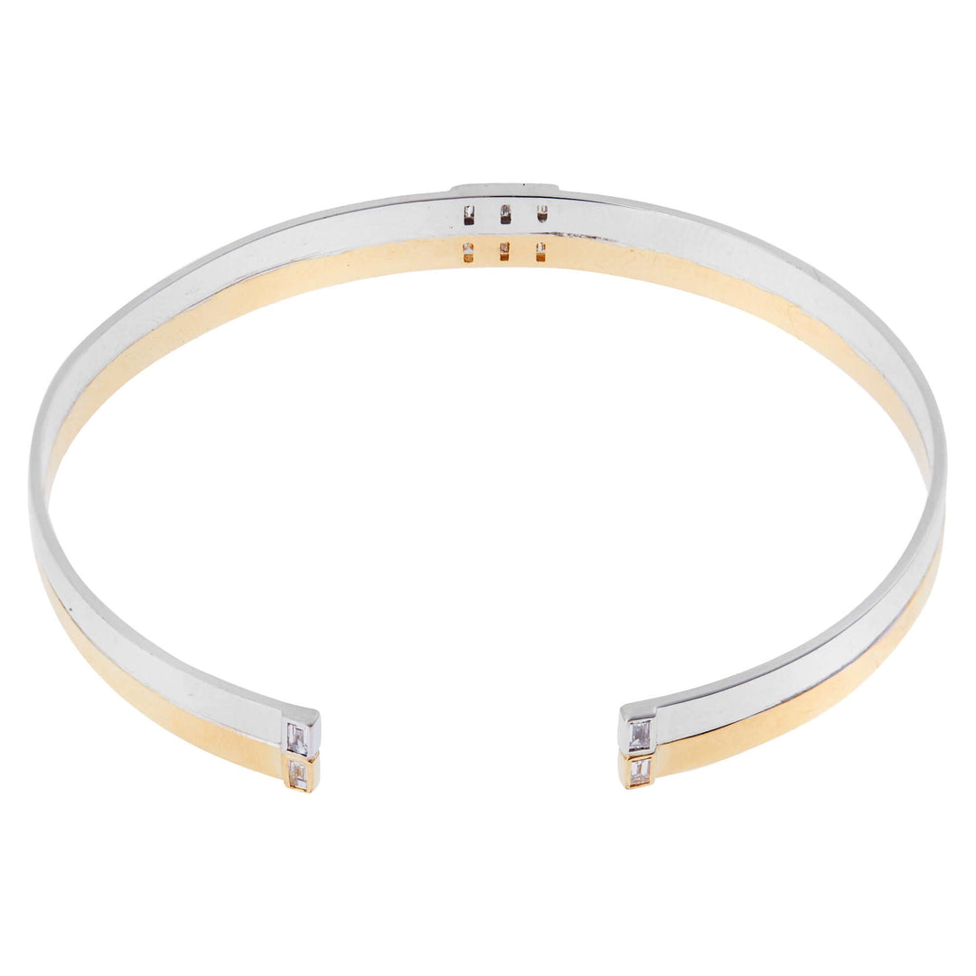 Thread Baguette Double Cuff Y - W - 10D - Baguette - Ileana Makri