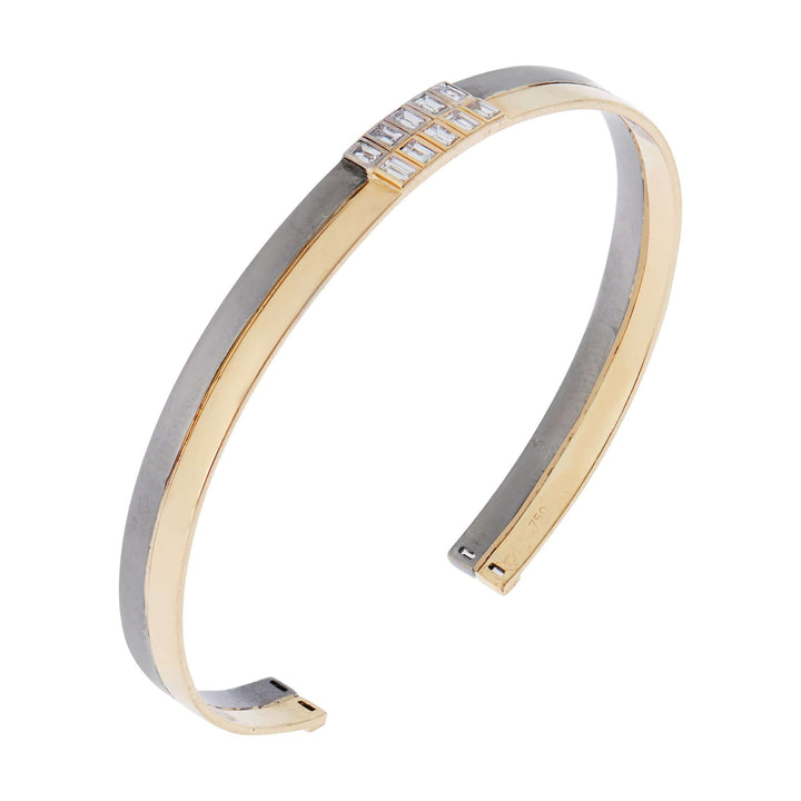 Thread Baguette Double Cuff Y - W - OX - 14D - Baguette - Ileana Makri