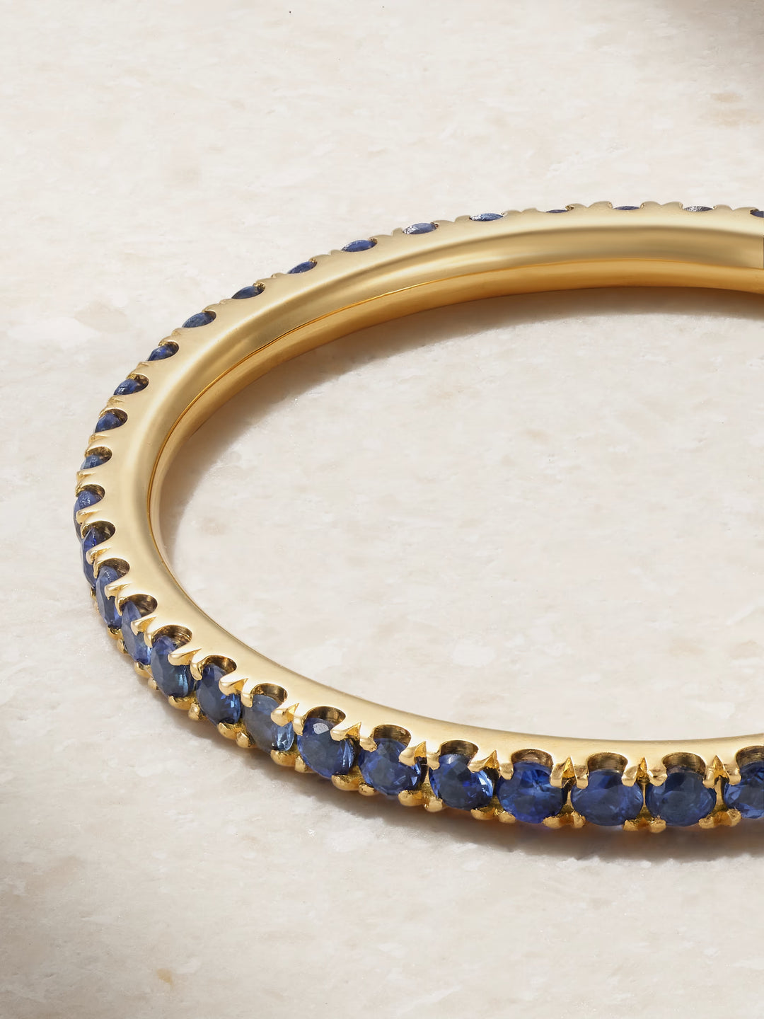 Blue Sapphire Thread Band