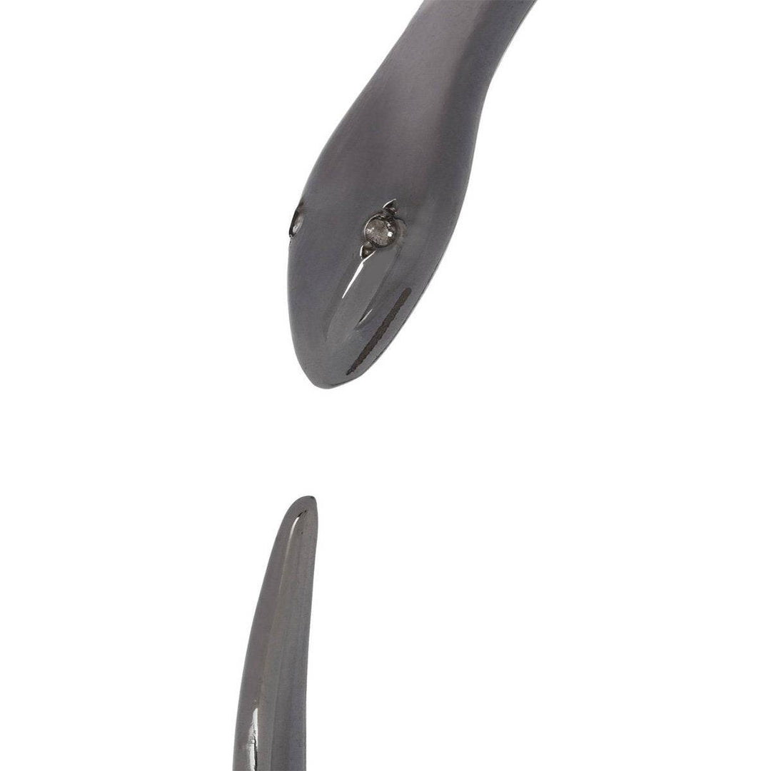 Tiger Snake Bangle with Grey Diamonds - Eye M Core - Ileana Makri
