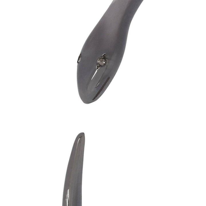 Tiger Snake Bangle with Grey Diamonds - Eye M Core - Ileana Makri