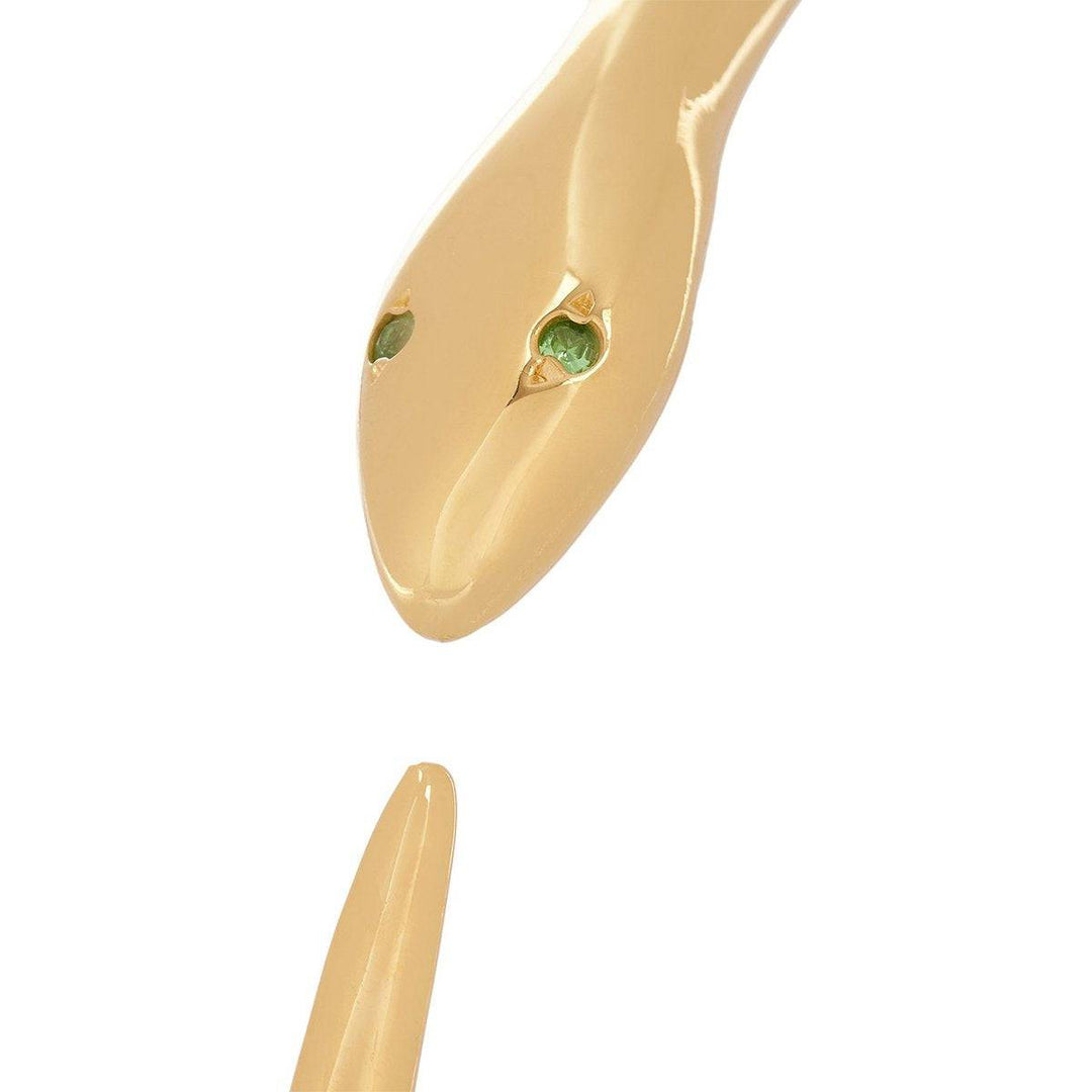 Tiger Snake Bangle with Tsavorites - Eye M Core - Ileana Makri