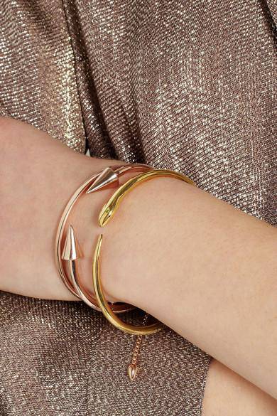 Tiger Snake Bangle with Tsavorites - Eye M Core - Ileana Makri