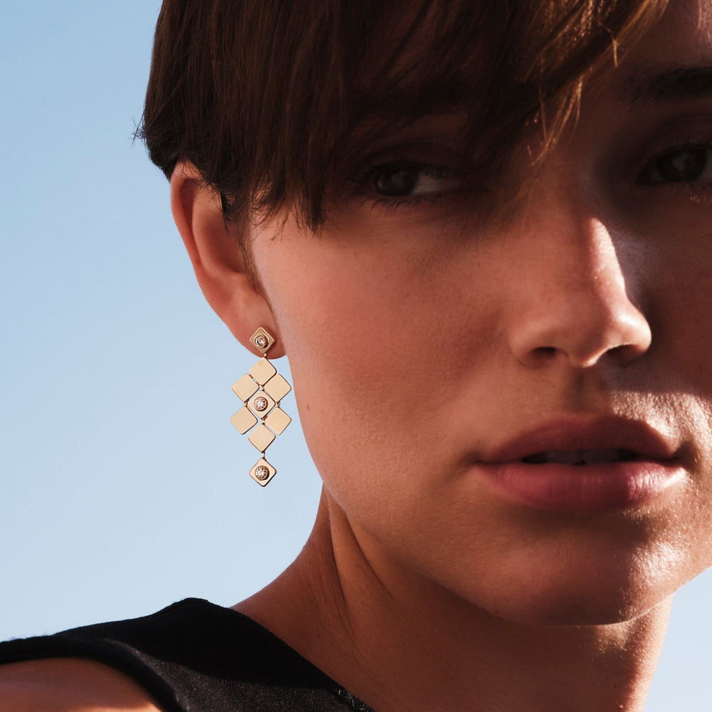 Tile Temple Earrings - Tile - Ileana Makri