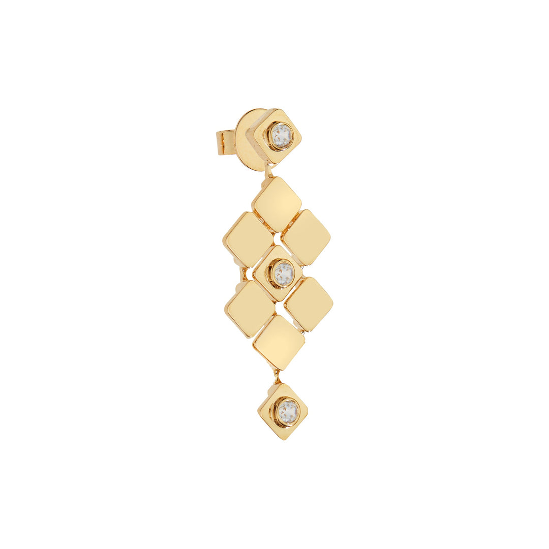Tile Temple Earrings - Tile - Ileana Makri