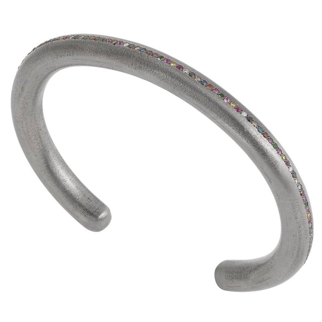 Titans Cuff T - Mclr - TITANIUM - Ileana Makri