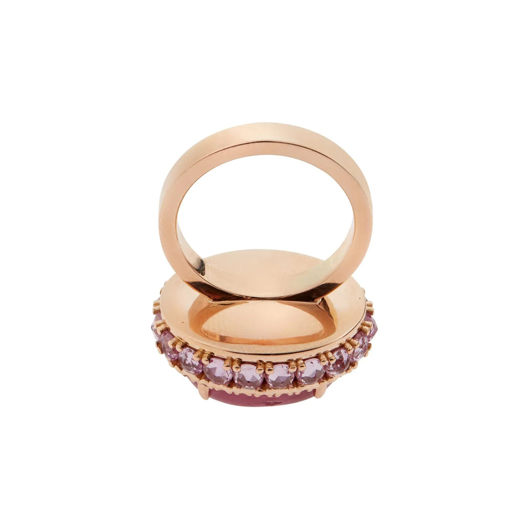 Tourmaline Rose Ring - One of a Kind - Ileana Makri