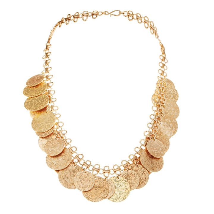 Treasure Coin Necklace BR-YP - Eye M Sea Treasures - Ileana Makri store