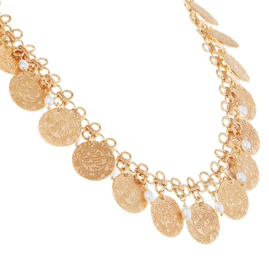Treasure Necklace BR - YP - Pearl - Eye M Sea Treasures - Ileana Makri