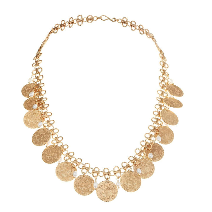 Treasure Necklace BR - YP - Pearl - Eye M Sea Treasures - Ileana Makri