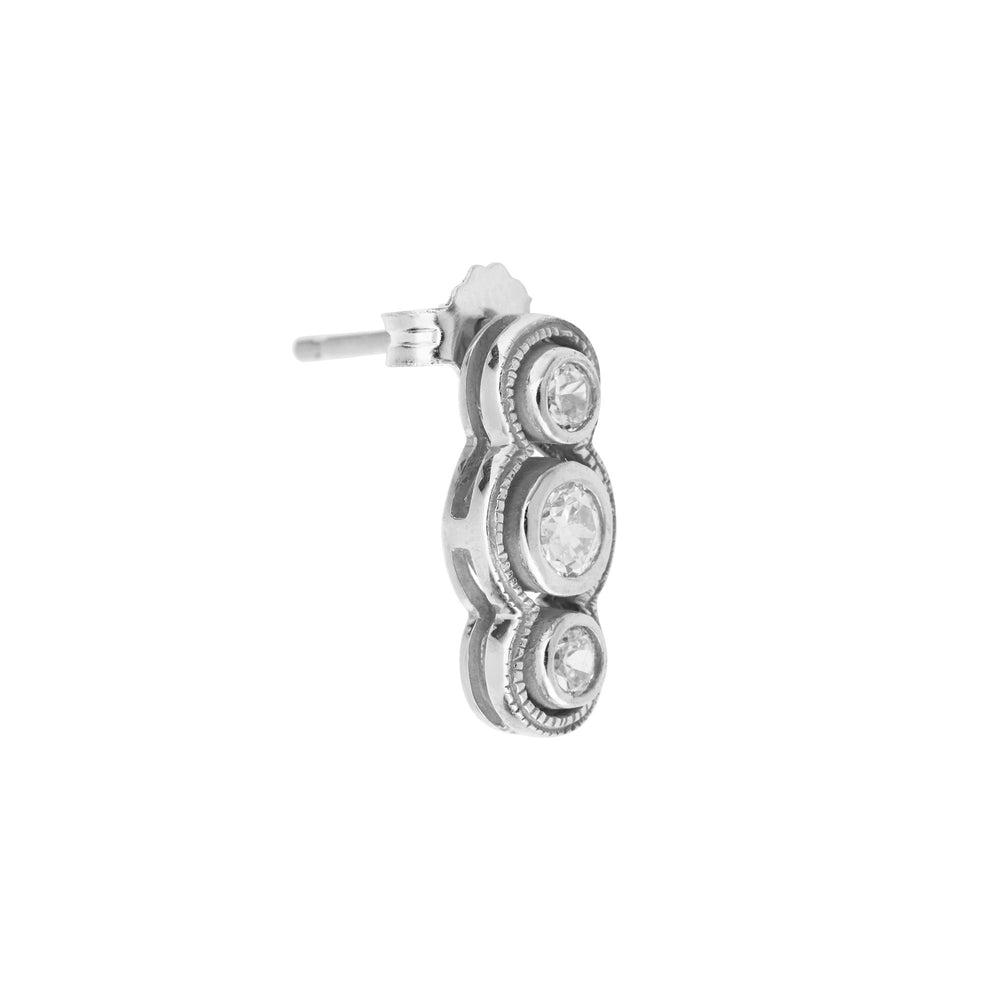 Triple Orbit Studs SLV - Eye M Core - Ileana Makri