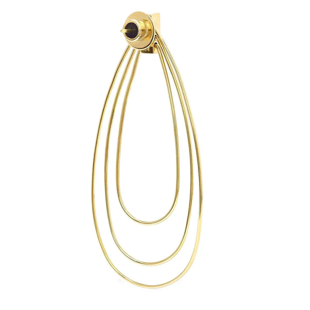 Triple Tier Hoops Y-Em - Queen - Ileana Makri store