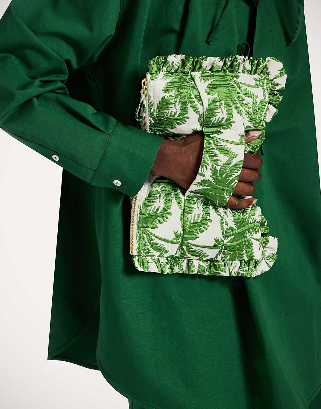 Tropicana White Hand Pochette - La Double J Accessories - Ileana Makri