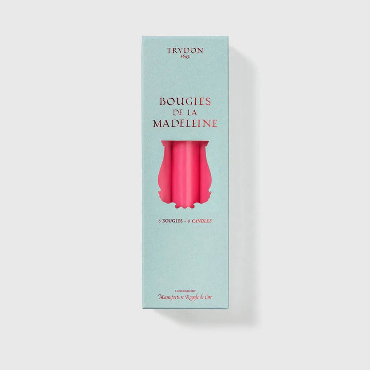 Fuchsia Madeleine Tapered Candles (Box of 6), Candles, Ileana Makri
