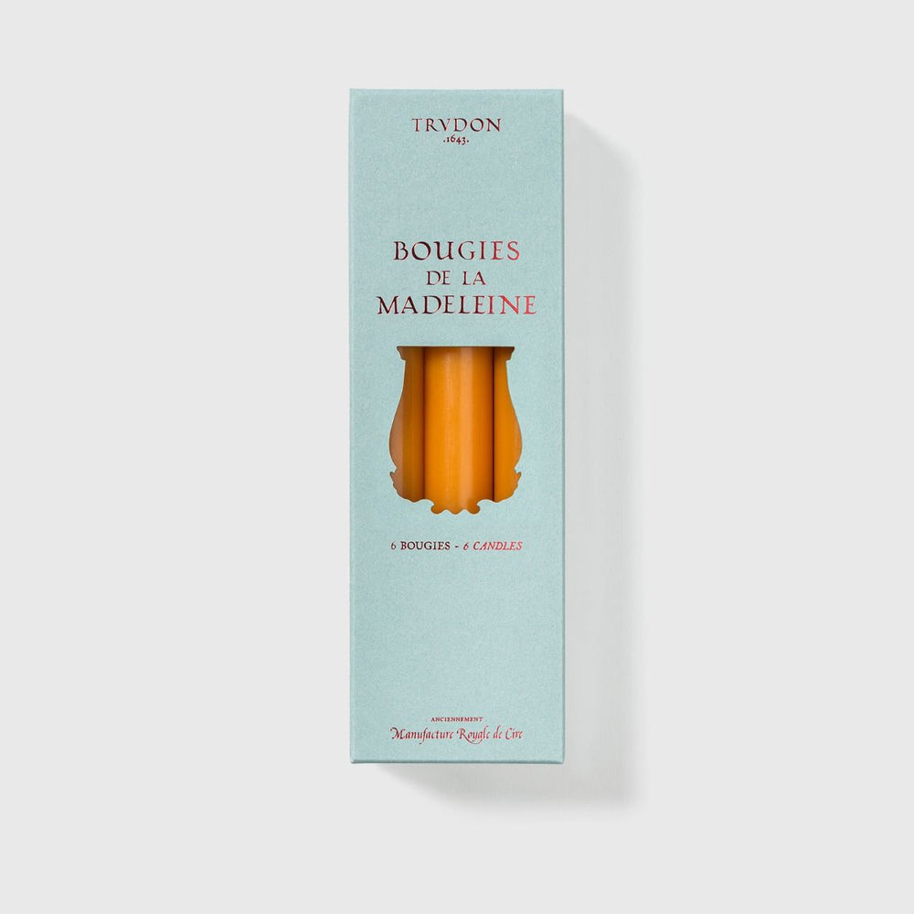 Mimosa Madeleine Tapered Candles (Box of 6), Candles, Ileana Makri