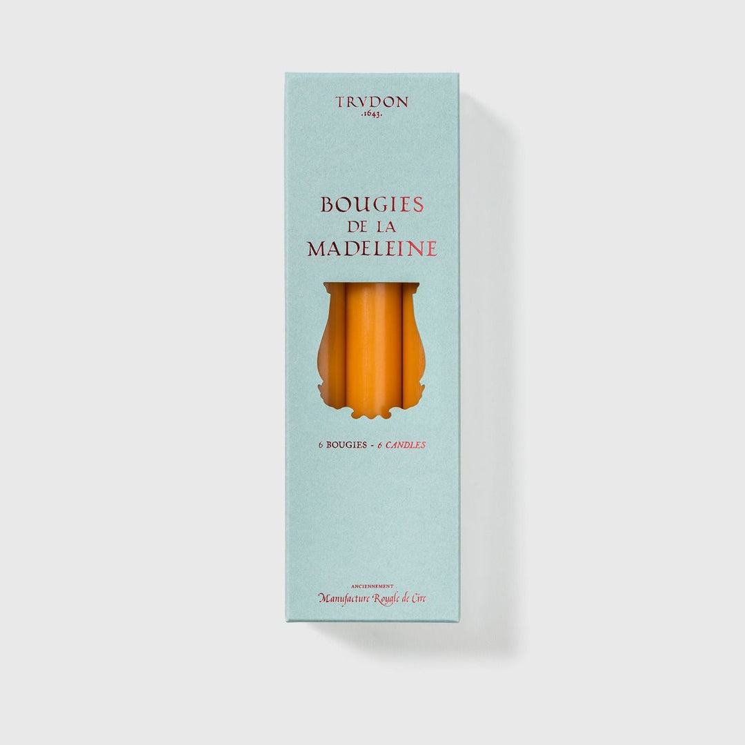 Mimosa Madeleine Tapered Candles (Box of 6), Candles, Ileana Makri