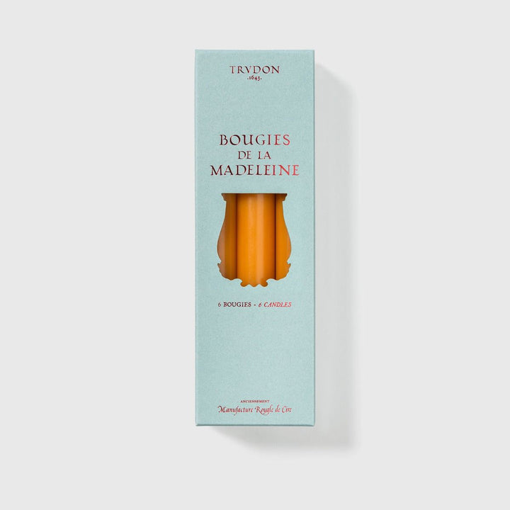 Mimosa Madeleine Tapered Candles (Box of 6), Candles, Ileana Makri