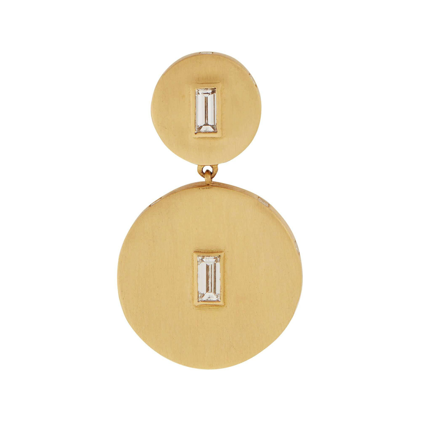 True Shield Baguette Earrings - Gem Candy - Ileana Makri store