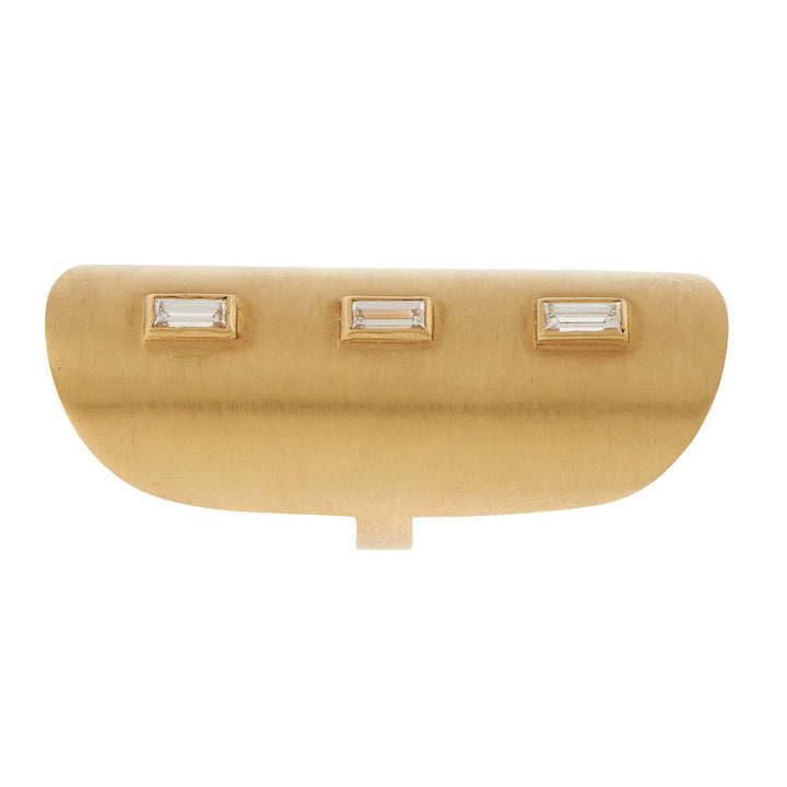 True Shield Baguette Ring Y - D - Gem Candy - Ileana Makri