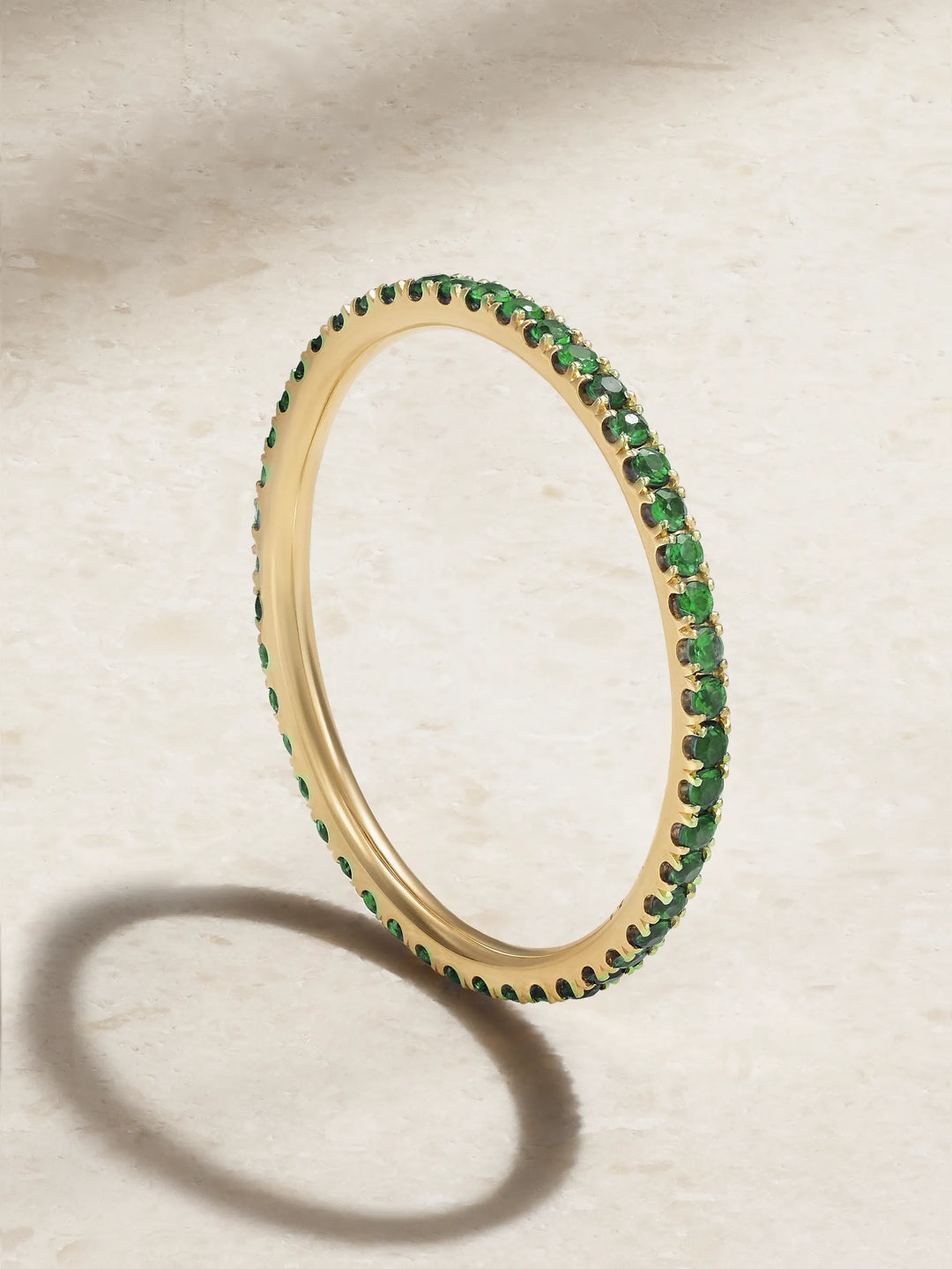 Tsavorite Thread Band