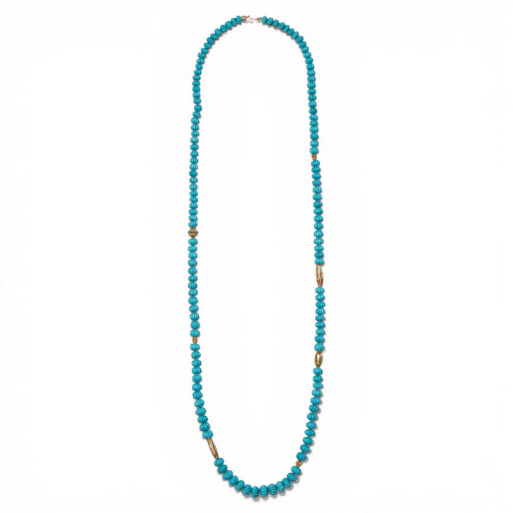 Turquoise Horizon Necklace 309 (107cm) - Turquoise Edit - Ileana Makri