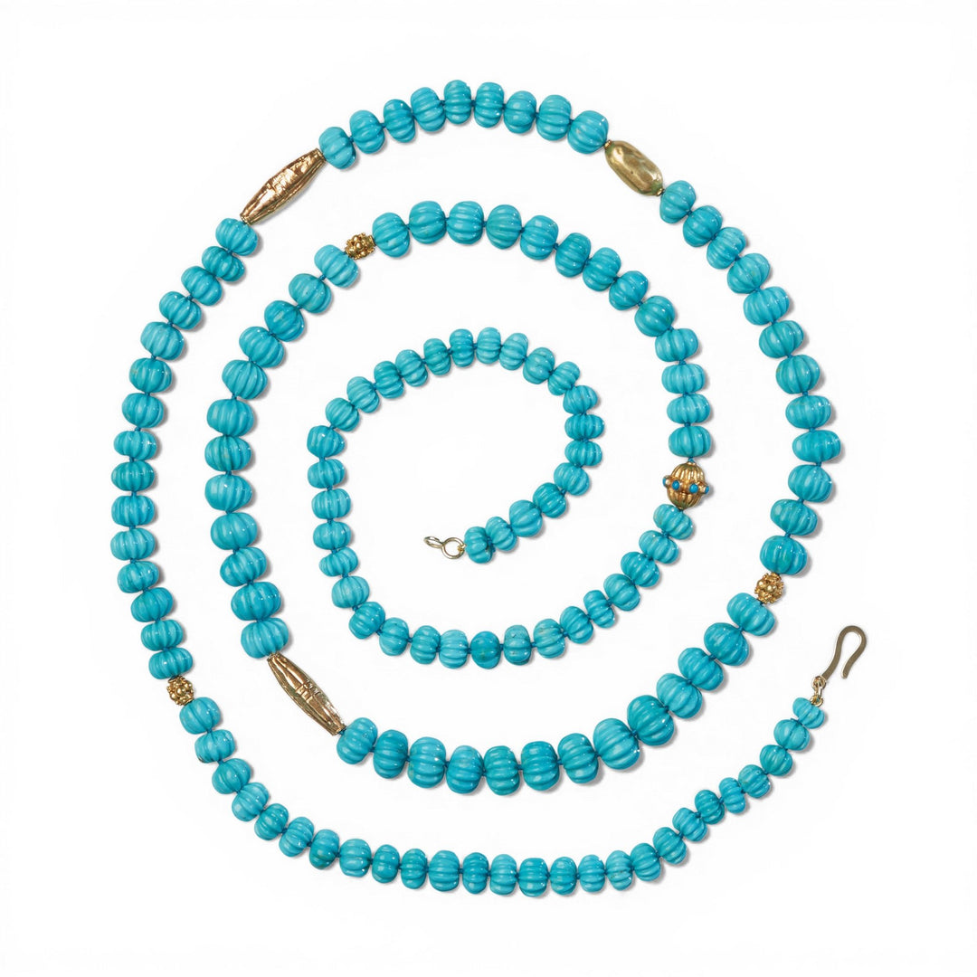 Turquoise Horizon Necklace 309 (107cm) - Turquoise Edit - Ileana Makri