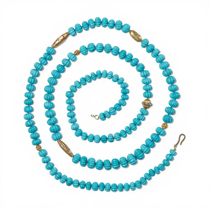 Turquoise Horizon Necklace 309 (107cm) - Turquoise Edit - Ileana Makri
